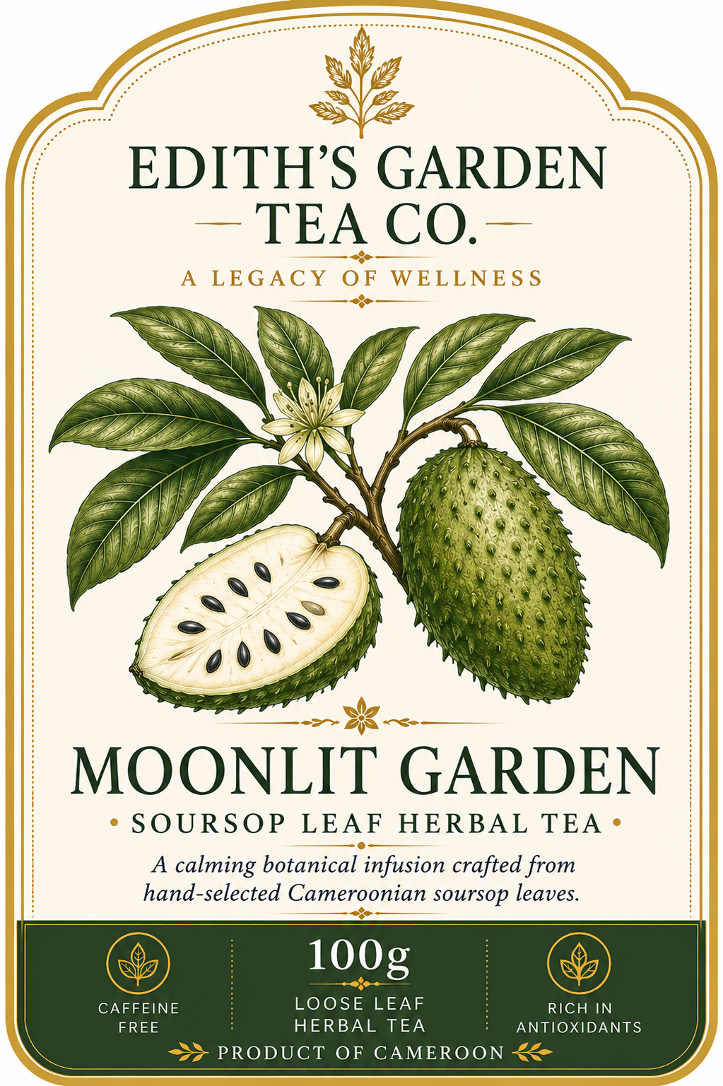 Moonlit Garden – Soursop Leaf Herbal Tea